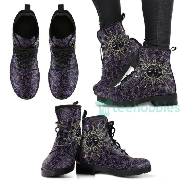 sun moon handcrafted leather boots shoes 1 Ib0oZ 600x600px Sun Moon Handcrafted Leather Boots Shoes