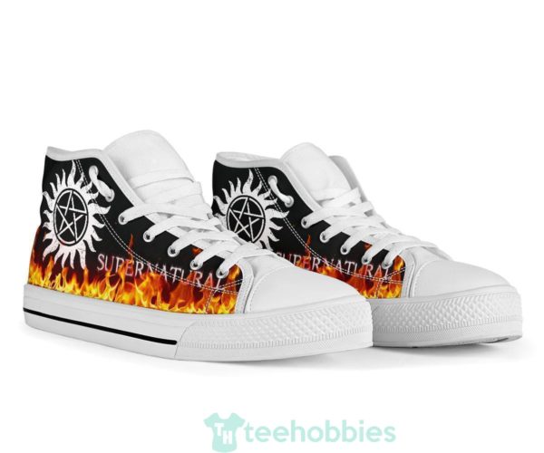 supernatural sneakers fire high top shoes fan gift idea 4 xTo42 600x500px Supernatural Sneakers Fire High Top Shoes Fan Gift Idea