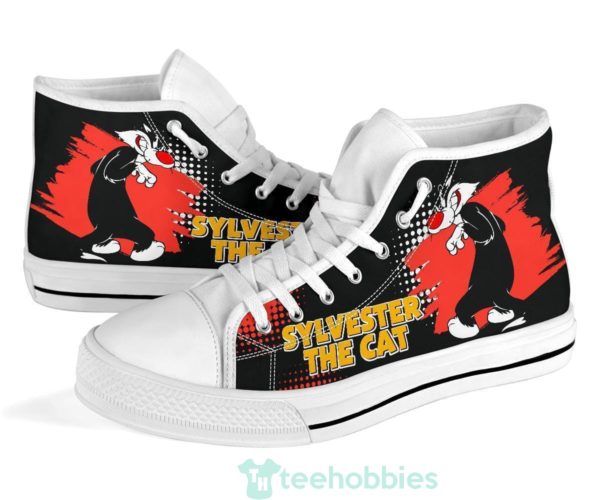sylvester the cat high top shoes looney tunes fan 1 D6b1k 600x500px Sylvester The Cat High Top Shoes Looney Tunes Fan