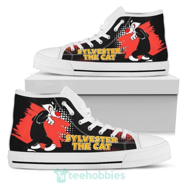 sylvester the cat high top shoes looney tunes fan 3 CgUsu 600x600px Sylvester The Cat High Top Shoes Looney Tunes Fan