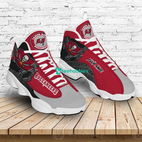 tampa bay buccaneers air jordan 13 sneakers shoes custom name personalized gifts 3 CO8Bb 600x600px Tampa Bay Buccaneers Air Jordan 13 Sneakers Shoes Custom Name Personalized Gifts