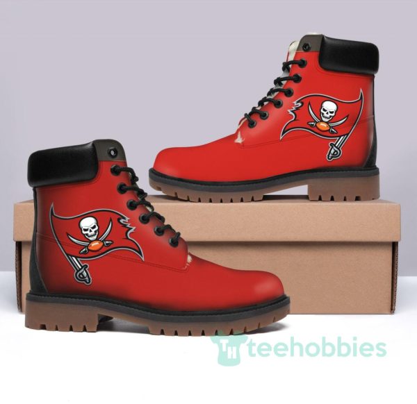 tampa bay buccaneers football leather boots men women shoes 1 NugyP 600x582px Tampa Bay Buccaneers Football Leather Boots Men Women Shoes