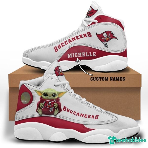 tampa bay buccaneers grogu baby yoda custom personalised air jordan 13 shoes 1 uYBy5 600x600px Tampa Bay Buccaneers Grogu Baby Yoda Custom Personalised Air Jordan 13 Shoes