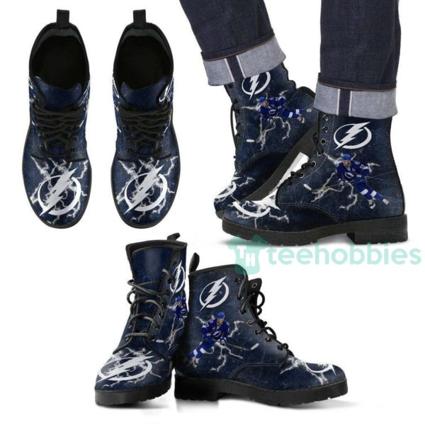 tampa bay lightning leather boots shoes 1 BouxJ 600x600px Tampa Bay Lightning Leather Boots Shoes