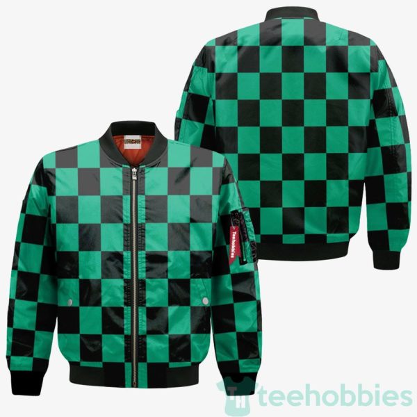 tanjiro kamado pattern custom demon slayer cosplay bomber jacket 3 A2pRt 600x600px Tanjiro Kamado Pattern Custom Demon Slayer Cosplay Bomber Jacket
