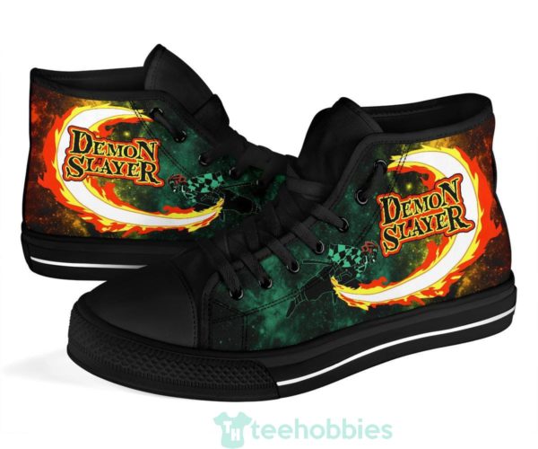 tanjiro kimetsu no yaiba high top shoes anime fan 1 LAzxM 600x500px Tanjiro Kimetsu No Yaiba High Top Shoes Anime Fan