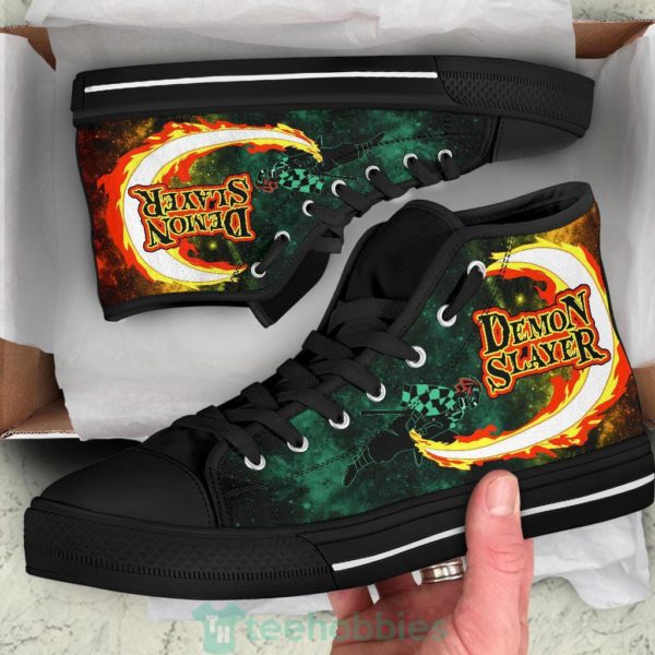 tanjiro kimetsu no yaiba high top shoes anime fan 2 wBB8Q 600x600px Tanjiro Kimetsu No Yaiba High Top Shoes Anime Fan