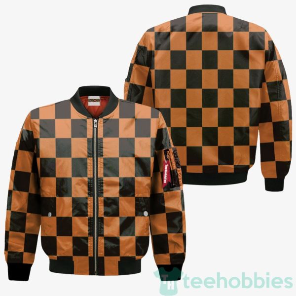tanjuro kamado custom demon slayer cosplay bomber jacket 3 XVQ6R 600x600px Tanjuro Kamado Custom Demon Slayer Cosplay Bomber Jacket
