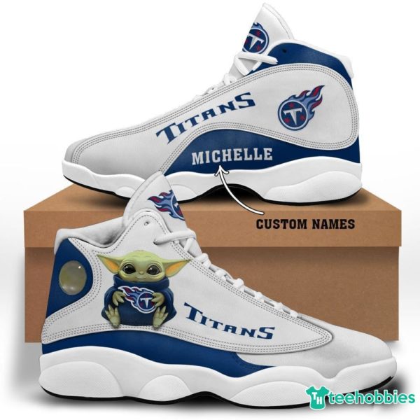tennessee titans grogu baby yoda custom personalised air jordan 13 shoes 1 sJRM1 600x600px Tennessee Titans Grogu Baby Yoda Custom Personalised Air Jordan 13 Shoes