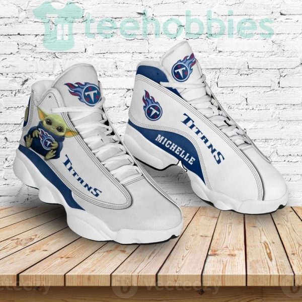 tennessee titans grogu baby yoda custom personalised air jordan 13 shoes 2 dq1wm 600x600px Tennessee Titans Grogu Baby Yoda Custom Personalised Air Jordan 13 Shoes