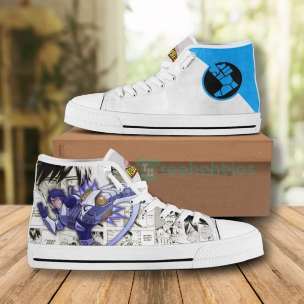 tenya iida high top canvas shoes custom my hero academia 1 FlgN5 600x600px Tenya Iida High Top Canvas Shoes Custom My Hero Academia