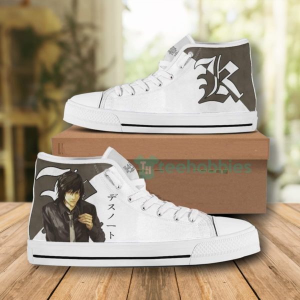 teru mikami high top canvas shoes custom death note 1 ouNiS 600x600px Teru Mikami High Top Canvas Shoes Custom Death Note