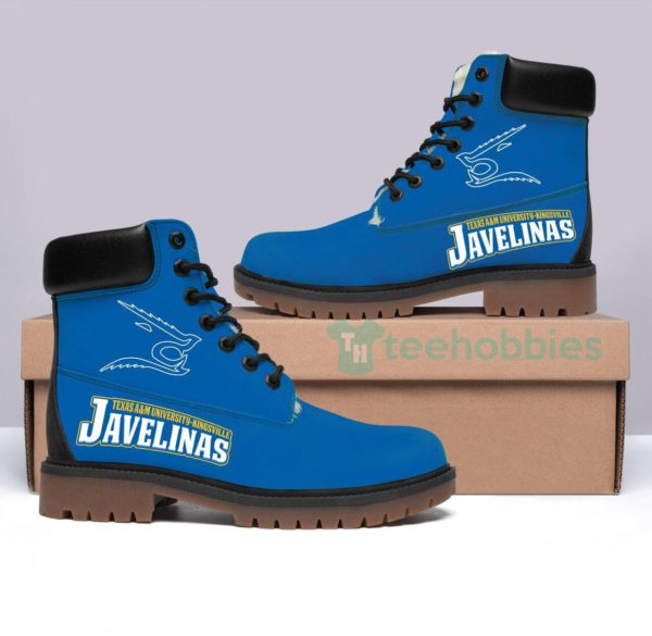 texas a26m kingsville javelinas football winter leather boots 1 t3oLX 600x585px Texas A&M Kingsville Javelinas Football Winter Leather Boots