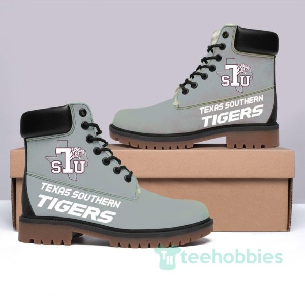 texas southern tigers football leather boots men women shoes 1 w1e3g 600x585px Texas Southern Tigers Football Leather Boots Men Women Shoes