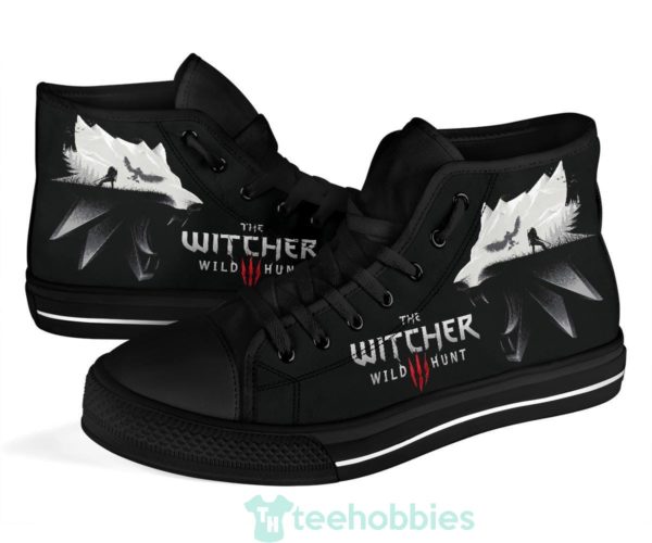 the witcher 3 sneakers high top shoes gift idea 1 75nDu 600x500px The Witcher 3 Sneakers High Top Shoes Gift Idea