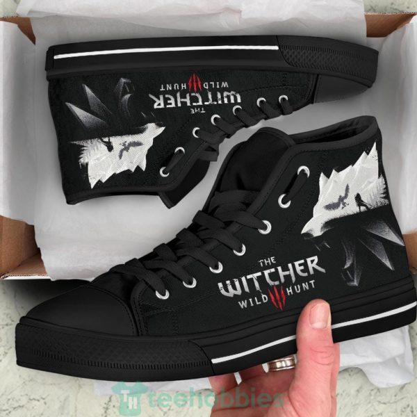the witcher 3 sneakers high top shoes gift idea 5 qYjgu 600x600px The Witcher 3 Sneakers High Top Shoes Gift Idea