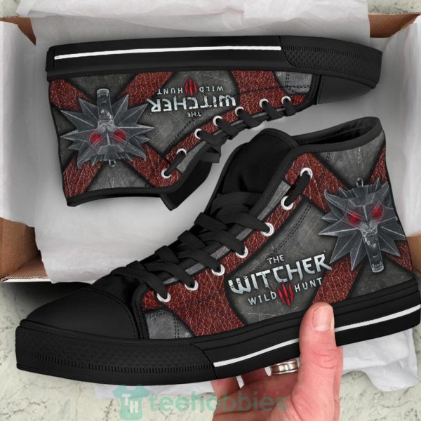 the witcher sneakers high top shoes gift 2 p5KXN 600x600px The Witcher Sneakers High Top Shoes Gift