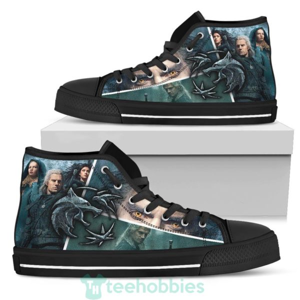 the witcher sneakers tv show high top shoes fan gift 3 6qaFq 600x600px The Witcher Sneakers TV Show High Top Shoes Fan Gift