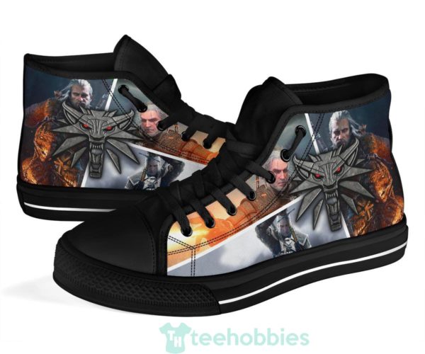 the witcher sneakers wolf charm high top shoes fan gift 1 ULXEi 600x500px The Witcher Sneakers Wolf Charm High Top Shoes Fan Gift