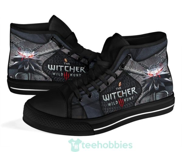 the witcher wolf sneakers high top shoes gift idea 1 N6uIi 600x500px The Witcher Wolf Sneakers High Top Shoes Gift Idea