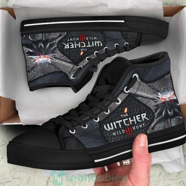 the witcher wolf sneakers high top shoes gift idea 2 jXpdJ 600x600px The Witcher Wolf Sneakers High Top Shoes Gift Idea