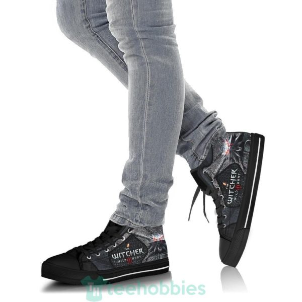 the witcher wolf sneakers high top shoes gift idea 5 qEqsJ 600x600px The Witcher Wolf Sneakers High Top Shoes Gift Idea