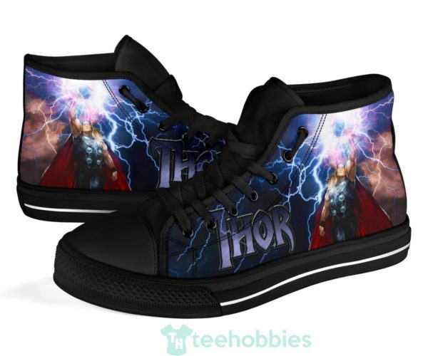 thor sneakers high top shoes comic fan gift 1 kEQp4 600x500px Thor Sneakers High Top Shoes Comic Fan Gift