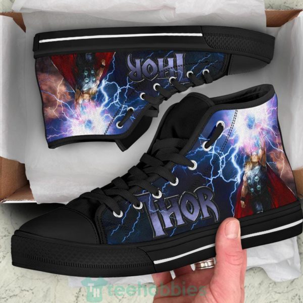 thor sneakers high top shoes comic fan gift 2 QKeGa 600x600px Thor Sneakers High Top Shoes Comic Fan Gift