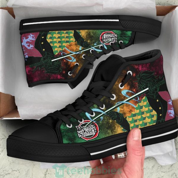 tomioka kimetsu no yaiba high top shoes anime fan 2 xNsrf 600x600px Tomioka Kimetsu No Yaiba High Top Shoes Anime Fan