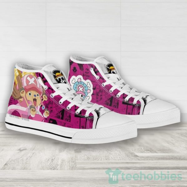tony tony chopper high top canvas shoes 4 js5Mh 600x600px Tony Tony Chopper High Top Canvas Shoes