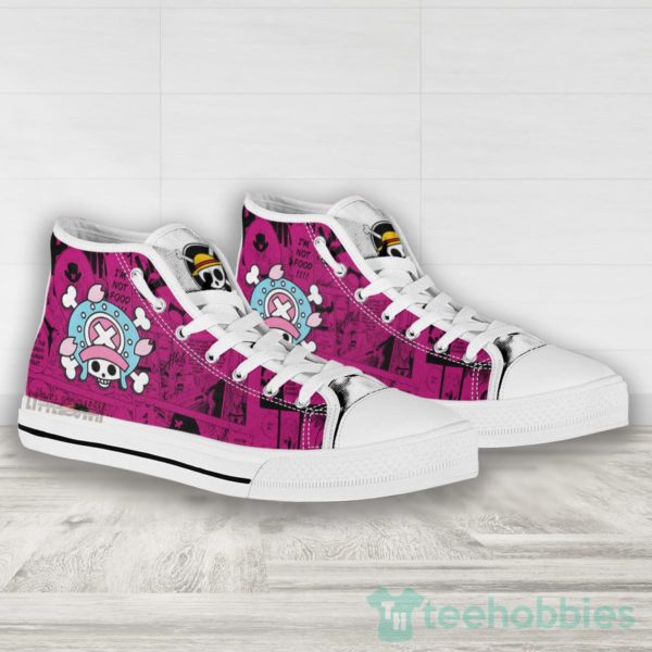 tony tony chopper jolly roger high top canvas shoes 4 xxWe7 600x600px Tony Tony Chopper Jolly Roger High Top Canvas Shoes