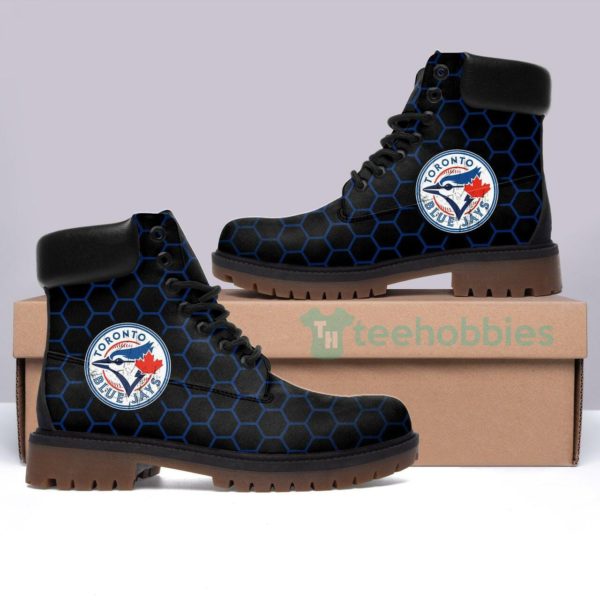toronto blue jays baseball winter leather boots shoes 1 UexUx 600x600px Toronto Blue Jays Baseball Winter Leather Boots Shoes
