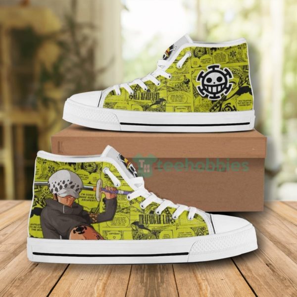 trafalgar d. water law high top canvas shoes 1 03d40 600x600px Trafalgar D. Water Law High Top Canvas Shoes