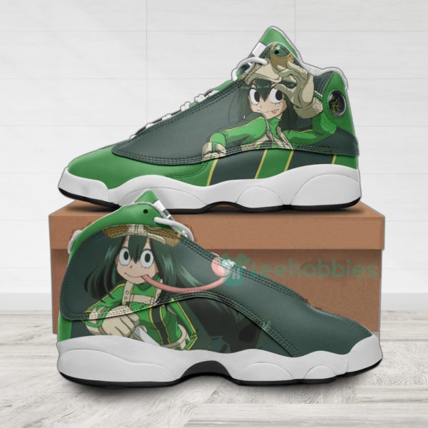 tsuyu asui custom my hero academia anime air jordan 13 shoes 1 2EqUx 600x600px Tsuyu Asui Custom My Hero Academia Anime Air Jordan 13 Shoes