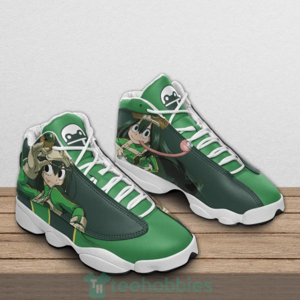 tsuyu asui custom my hero academia anime air jordan 13 shoes 2 iCPLJ 600x600px Tsuyu Asui Custom My Hero Academia Anime Air Jordan 13 Shoes