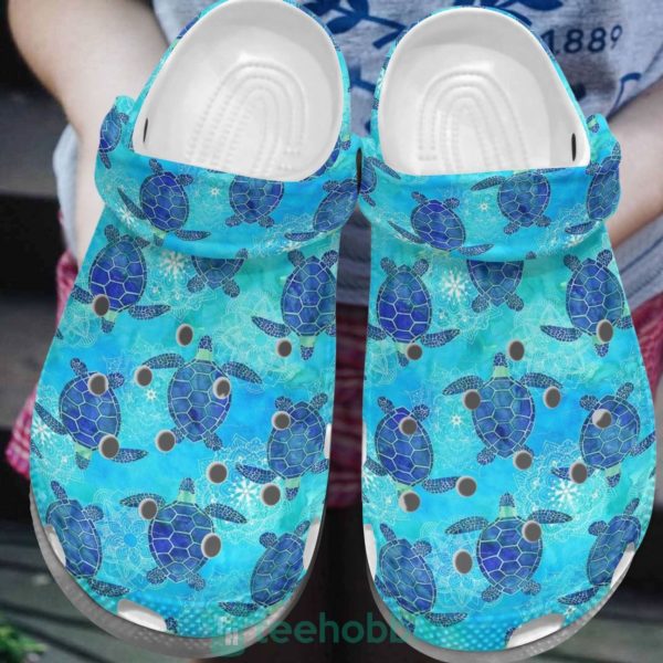 turtle clog shoes watercolor sea turtle and mandala 1 iTpdK 600x600px Turtle Clog Shoes Watercolor Sea Turtle And Mandala