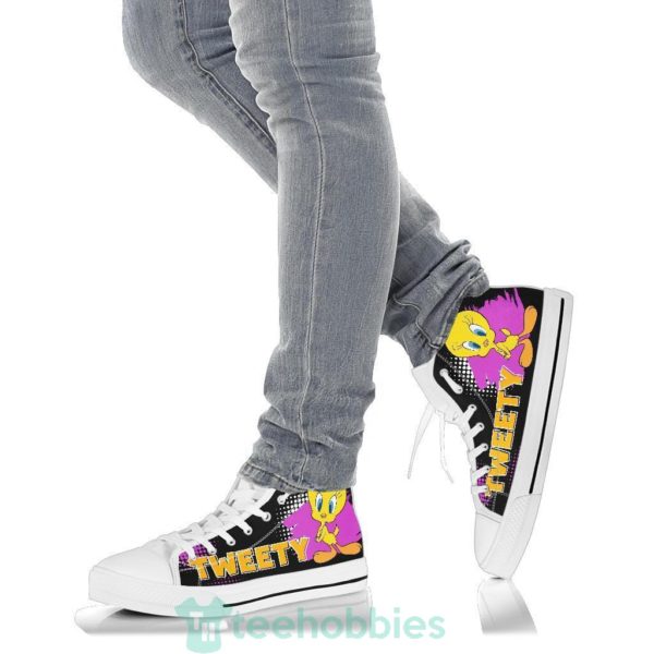 tweety sneakers high top shoes looney tunes fan 5 R27ql 600x600px Tweety Sneakers High Top Shoes Looney Tunes Fan