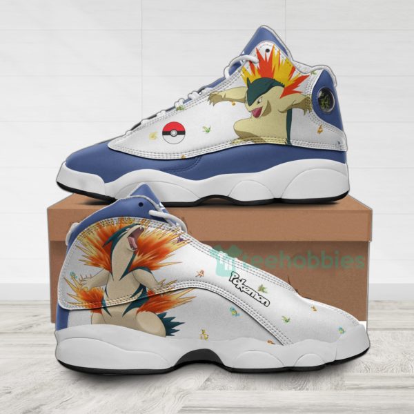 typhlosion custom pokemon anime air jordan 13 shoes 1 Z9aiM 600x600px Typhlosion Custom Pokemon Anime Air Jordan 13 Shoes