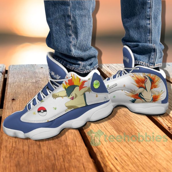 typhlosion custom pokemon anime air jordan 13 shoes 4 J8mcl 600x600px Typhlosion Custom Pokemon Anime Air Jordan 13 Shoes