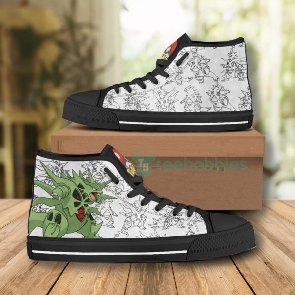 tyranitar high top canvas shoes custom pokemon 2 7O5Mo 600x600px Tyranitar High Top Canvas Shoes Custom Pokemon