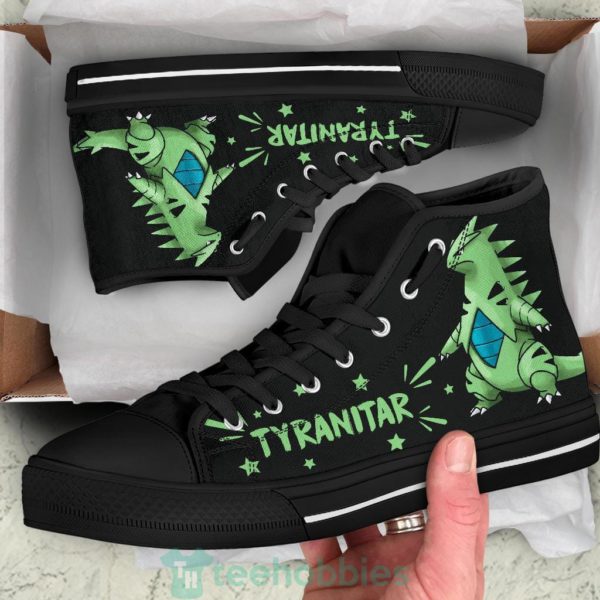 tyranitar sneakers high top shoes gift idea 2 mAP7k 600x600px Tyranitar Sneakers High Top Shoes Gift Idea