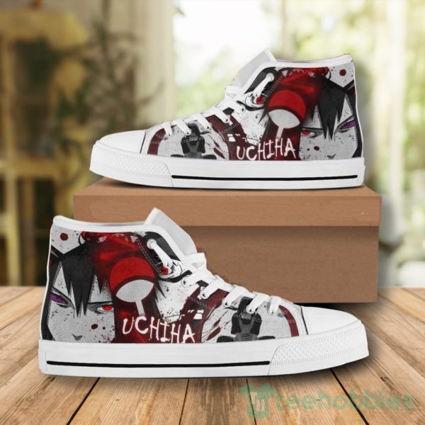 uchiha clan high top canvas shoes custom naruto 1 advvJ 600x600px Uchiha Clan High Top Canvas Shoes Custom Naruto