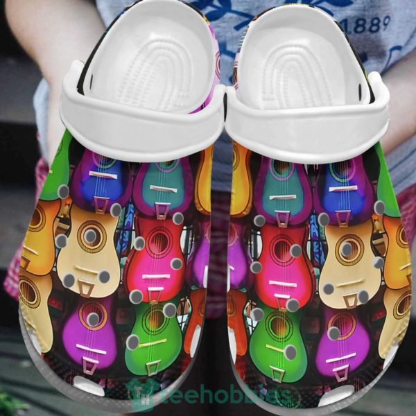 ukulele clog shoes colorful ukuleles 1 0msj0 600x600px Ukulele Clog Shoes Colorful Ukuleles