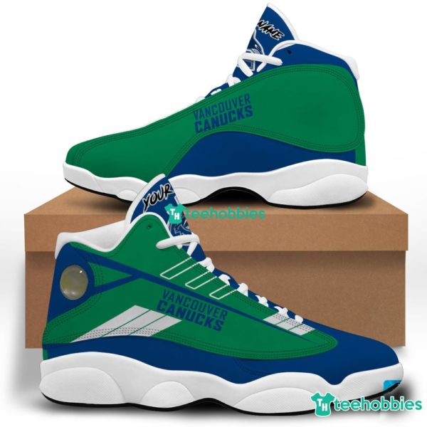 vancouver canucks custom name air jordan 13 shoes sneakers mens womens personalized gifts 2 sE6wP 600x600px Vancouver Canucks Custom Name Air Jordan 13 Shoes Sneakers Mens Womens Personalized Gifts