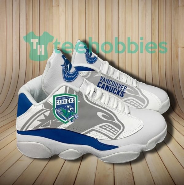 vancouver canucks form air jordan 13 sneaker shoes 1 UehVw 600x602px Vancouver Canucks Form Air Jordan 13 Sneaker Shoes