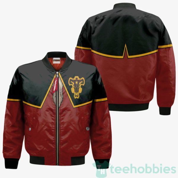 vannesa enoteca custom black clover cosplay bomber jacket 3 8qHut 600x600px Vannesa Enoteca Custom Black Clover Cosplay Bomber Jacket