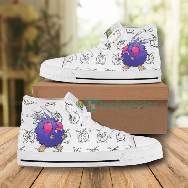 venonat high top canvas shoes custom pokemon 1 uHGH0 600x600px Venonat High Top Canvas Shoes Custom Pokemon