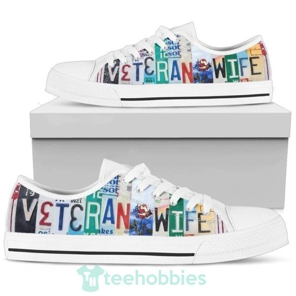 veteran wife low top shoes gift idea 2 eBZv4 600x600px Veteran Wife Low Top Shoes Gift Idea