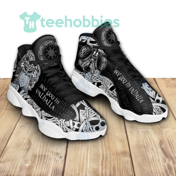 viking odin tattoo air jordan 13 sneaker shoes 2 pSDKd 600x600px Viking Odin Tattoo Air Jordan 13 Sneaker Shoes