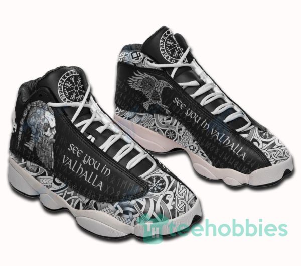 viking skull weapon air jordan 13 sneaker shoes 1 33NR1 600x529px Viking Skull Weapon Air Jordan 13 Sneaker Shoes